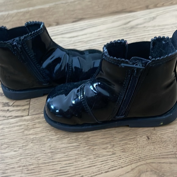 Toddler girl black boots - Picture 3 of 4